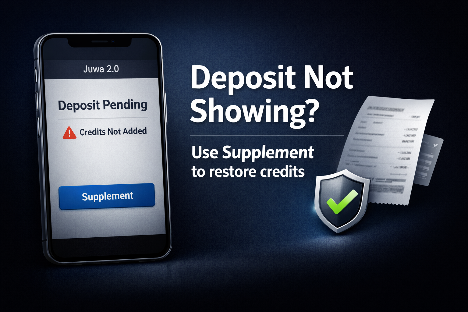 Juwa 2.0 Deposit Not Showing? Troubleshoot Now