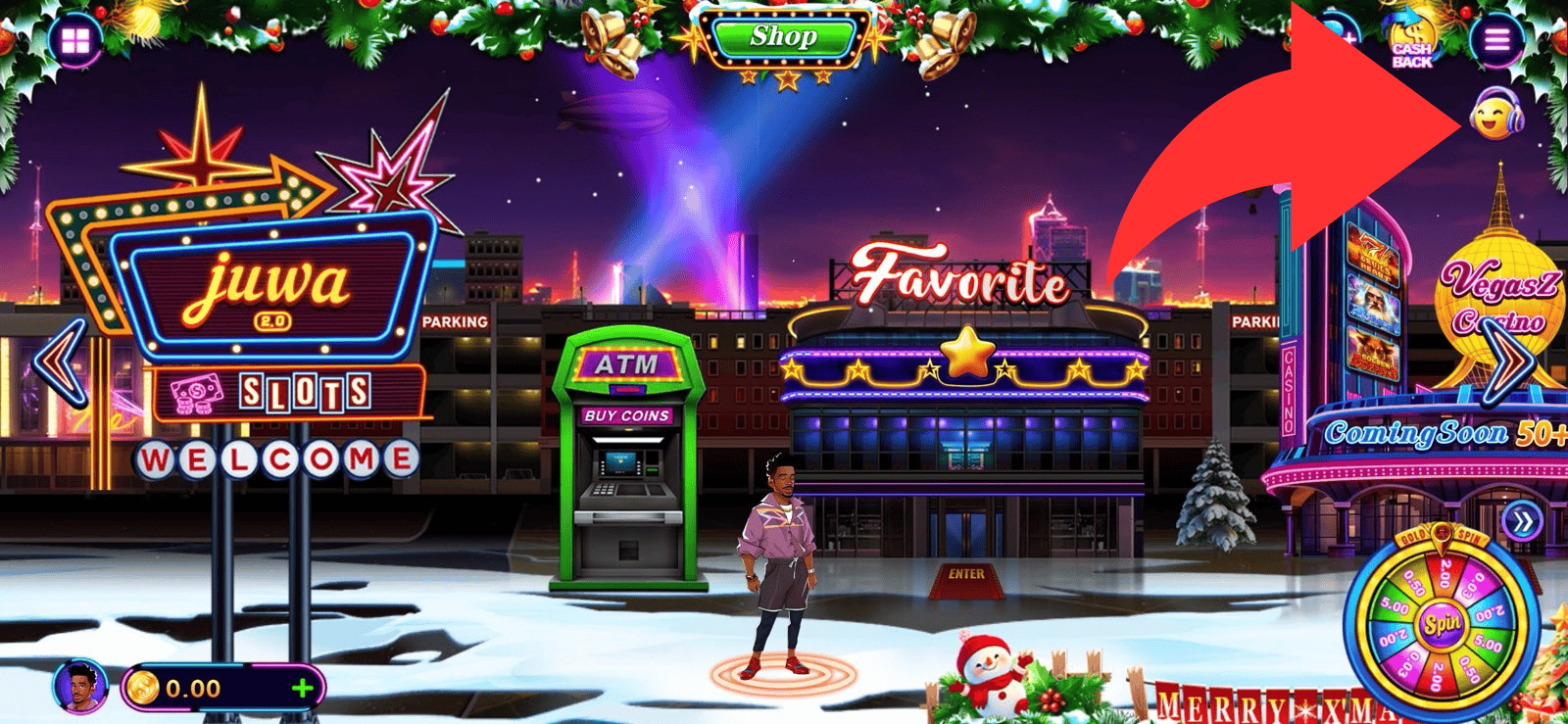 Customer Care Button in Juwa 2.0