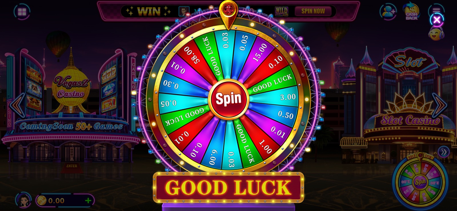 Daily free spin in Juwa 2.0