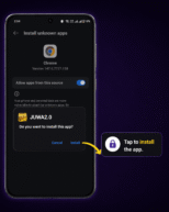 installation Button 